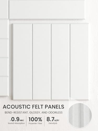 Bumusty 48" x 36" Large Cork Board Alternative, Cold White - Image 3