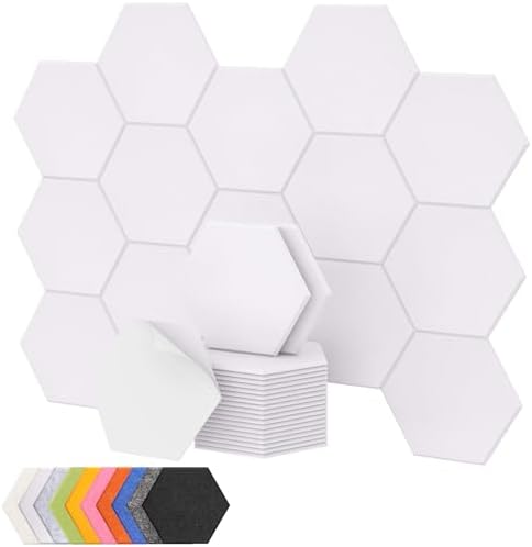 TONOR 18 Pack High Density Hexagon Acoustic Panels by TONOR