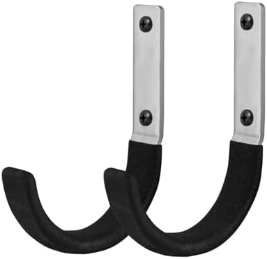 Garage Storage Ladder Hanger 2 Pcs, Upgraded Hose Hanging Hooks, Yard Tool by Nlmyt