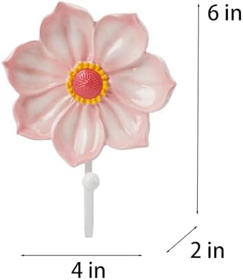 DiliComing Flower Shaped Wall Hooks - Image 4