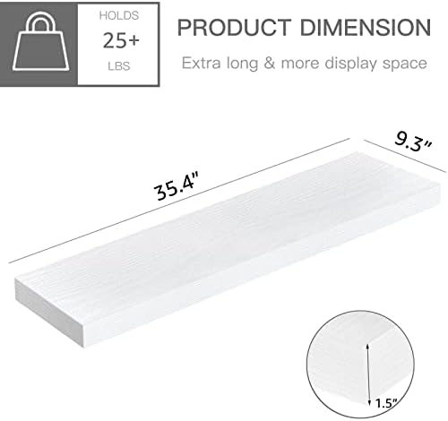 QEEIG Long Floating Shelves for Wall - Image 3