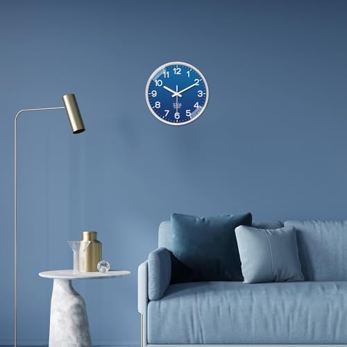 XNM 12 Inch Classic Minimalist Wall Clocks Battery Operated - Image 4