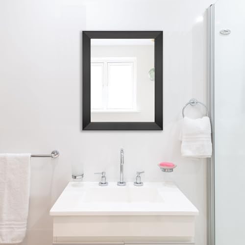 Ruomeng Rectangular Wall Mirror 16" x 20" Framed Mirror - Image 5