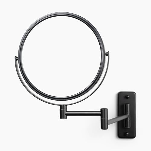 JERDON Wall-Mounted Makeup Mirror by Jerdon