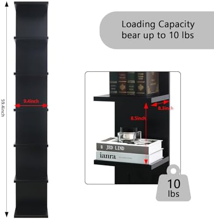 Homaterial 7 Tier Floating Shelves - Image 3
