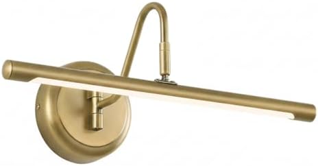 JOOSENLUX 16.5" Brass Picture Light Hardwired, Adjustable LED Art Display by HOME