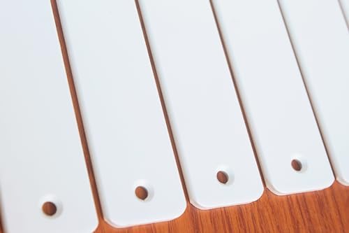 4 Pack - L 12" x H 8" x W1.5, 5mm Thick White L Shelf Bracket, Iron Shelf - Image 4