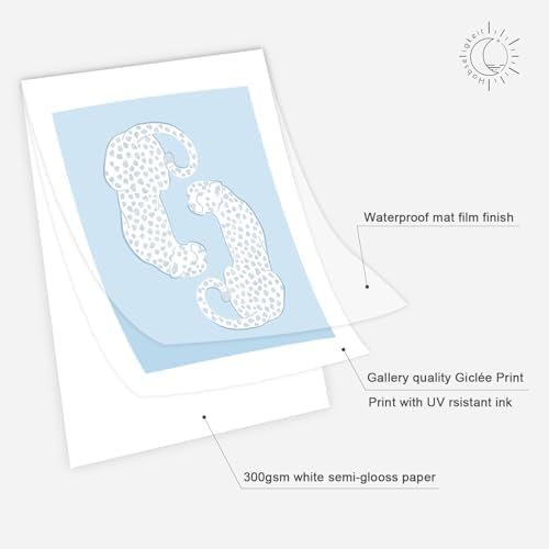 Habseligkeit Cute Blue Wall Art Prints, Butterfly Wall Decors - Image 5