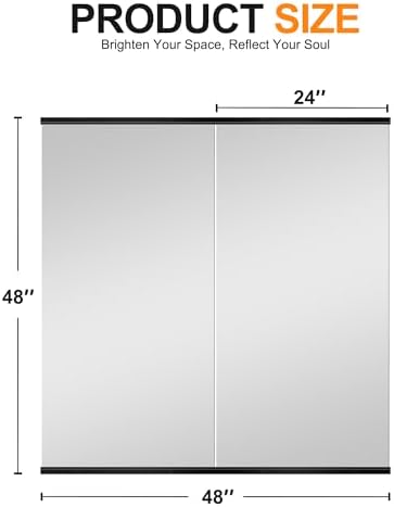 Delma Home Gym Mirror, Large Full Body - Image 5