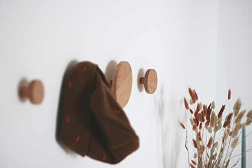 Bubble Wood Wall Hooks Modern Decorative Coat Hooks - Image 6