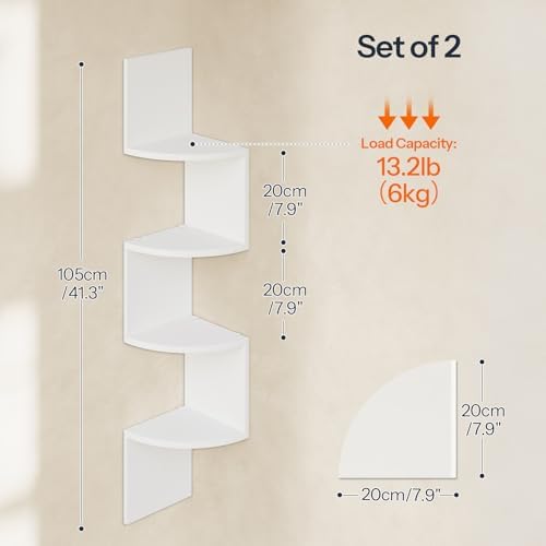 HOOBRO Corner Shelf Wall-Mounted - Image 3