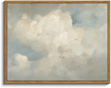 InSimSea Framed Canvas Wall Art Vintage Decor, Home Decor Classical Oil by InSimSeaArt