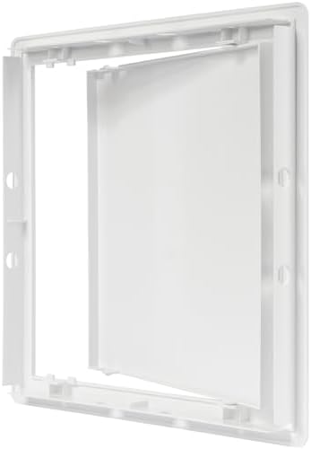 10" x 10" White ABS Plastic Plumbing Access Panel - Image 5