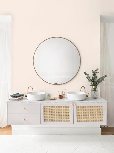Peel and Stick Wallpaper Solid Color Nude Contact Paper Matte Wall Paper - Image 2