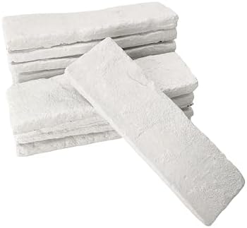 40 Pcs White Thin Brick Veneers, 2.4" x 7.9" Wall Brick, 3D Faux Brick by Jusmioke