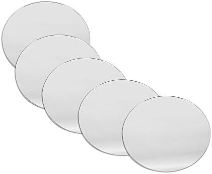 WGVI WGV Round Mirror Plate Sets Bulk 12" Diameter, 4.5 mm Thickness, Frameless by WGVInternational-OpusGlassware