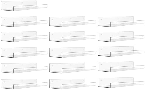 upsimples 16 Pcs 15" Acrylic Shelves by upsimples