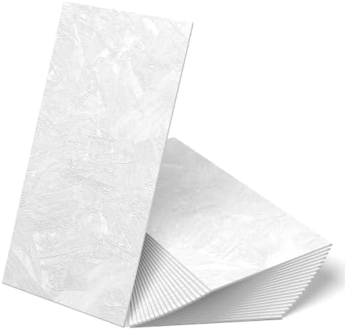 WADILE Peel and Stick Concrete Wall Panels, 11.8" x 23.6" PVC Faux Cement Wall by WADILE