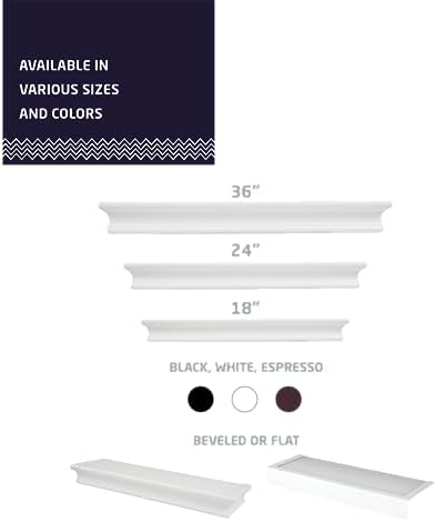 High & Mighty Floating Shelf, 18in x 6in x 2in, 1 Pack - Image 5