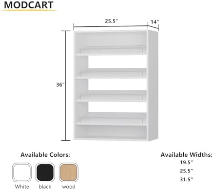Shoe Shelf Short Tower Closet Unit, Modular Closet System, Wood Closet System - Image 2