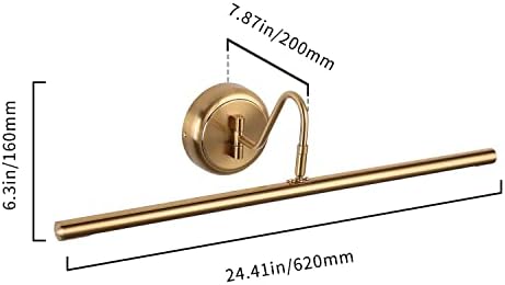 JOOSENLUX Picture Lights 24.4'' Inch Brass - Image 6