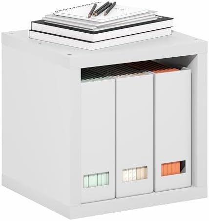 Furinno Cubicle Book Shelf, Stackable Bookshelf, Cube Storage Organizer Bookcase - Image 4