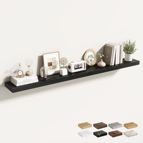 Acovy 55 Inch Floating Shelves for Wall 1 Pack, Wall Mounted Floating Shelf by Acovy