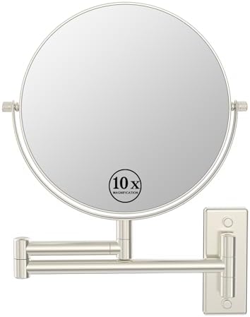 8" Wall Mount Makeup Mirror by LansiMetalIndustrialCoLtd