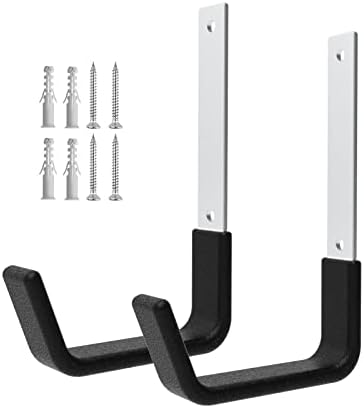 Heavy Duty Utility Hooks for Wall Mount, Garage Wall Hooks, Chainsaw & Leaf by Juformin