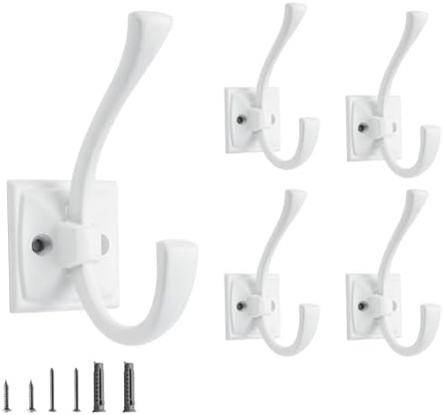 5 Pack Decorative Heavy Duty Towel Hooks by CABDM