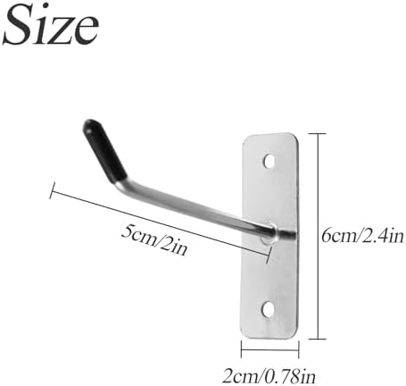 Cuyacili 20pcs Wall Mounted Hook Home Storage Organizer Hanger, Heavy Duty Coat - Image 6