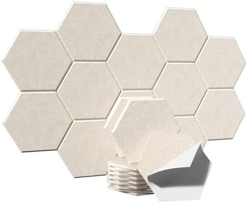 Acoustic Panels, Magrowill 12-Pack Soundproof Wall Panels 14 X 12 X 0.4 Inches by Magrowill