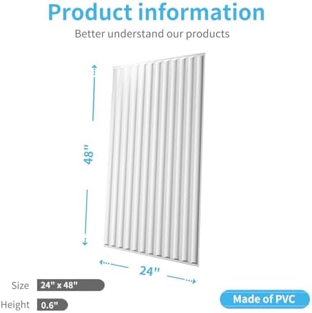 Art3d Semi-Cylinder 3D Drop Ceiling Tiles, 2 x 4 ft - Image 4