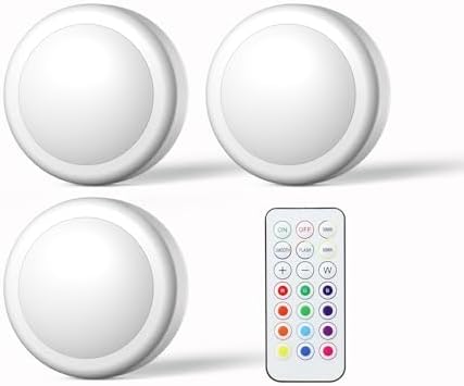 SEMSMOKS Battery Operated LED Puck Lights by SEMSMOKSTheRightLightforU