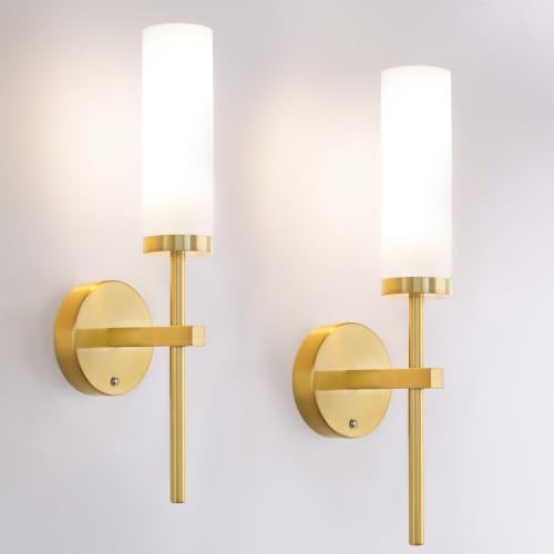 Shenmoyl Battery Operated Wall Sconces Set of 2, Dimmable Wall Lights by Shenmoyl