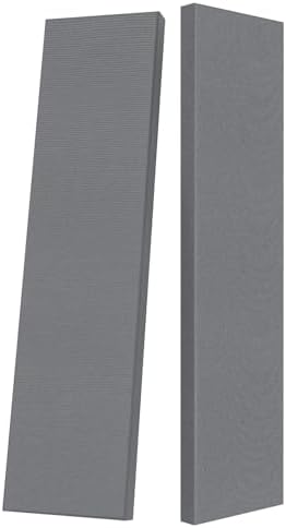 2” Thick Acoustic Panels with Hanging Brackets to the Wall, Light Grey by UMIACOUSTIC