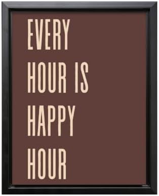 InkFlow Posters Every Hour Happy Hour Canvas Poster by InkFlowPosters