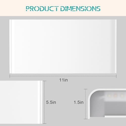 Modern Indoor 5CCT LED Wall Sconce, 1 Pack - Image 4