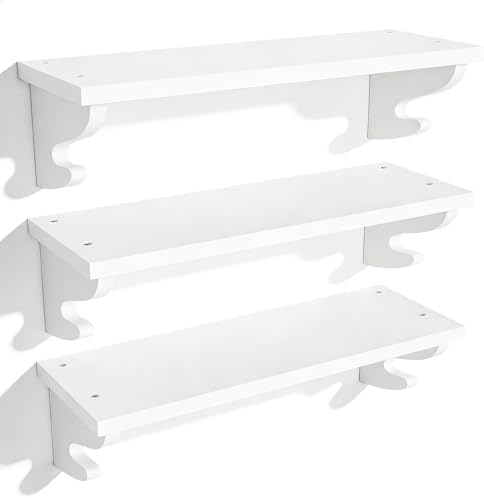 Alsonerbay 17-Inch Wood Floating Shelves by Alsonerbay