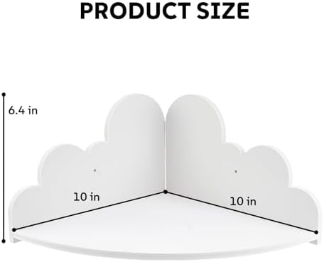 Cloud Floating Corner Shelves - Image 2