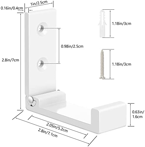 Folding Coat Hooks White Wall Hooks - Image 6