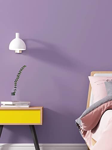 Ismoon Purple Peel and Stick Wallpaper 15.7''×118'' Solid Purple Contact Paper - Image 3