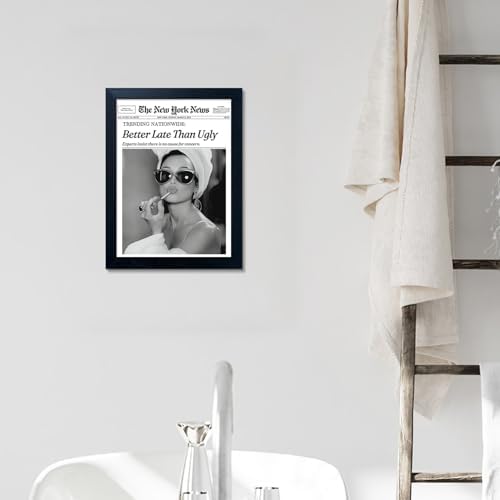 New York Poster Trendy Wall Art Black And White Posters Better Late Than Ugly - Image 4