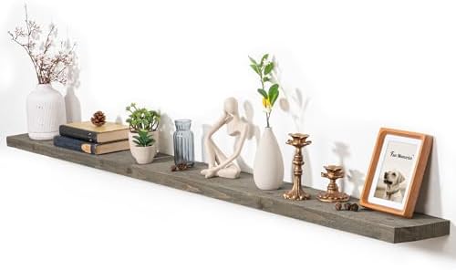 Fun Memories 72 Inch Reclaimed Wood Floating Shelves by FunMemories