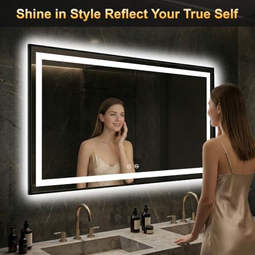 LED Bathroom Mirror with Light, 30x50 Vanity Mirror - Image 6