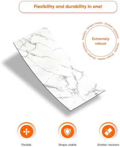 4 Pcs 24"x45" PVC Marble Wall Panels - Image 6