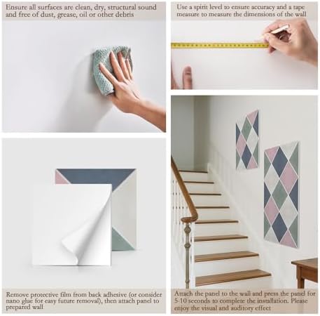 ArtVivid 12 Pack Acoustic Panels, Sound Proof Foam Panels - Image 5