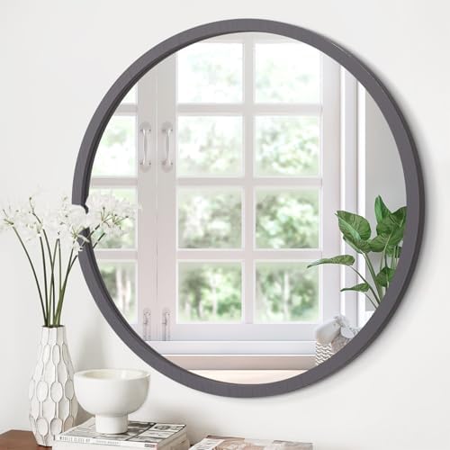 JJUUYOU Circle Wall Mirror 16 Inch Round Wall Mirror by JJUUYOU