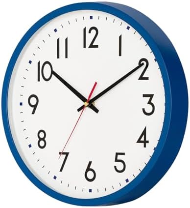 10 Inch Wall Clock Battery Operated Silent Non Ticking Quartz - Image 4
