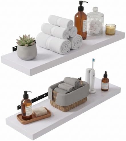 Lufia Floating Wall Shelves, MDF - Image 6